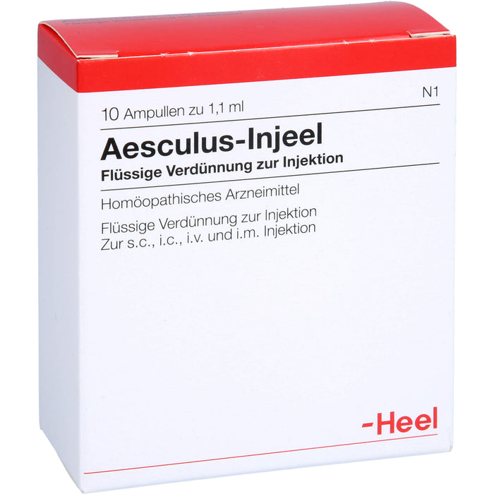 Aesculus Injeel flüssige Verdünnung, 10 pc Ampoules