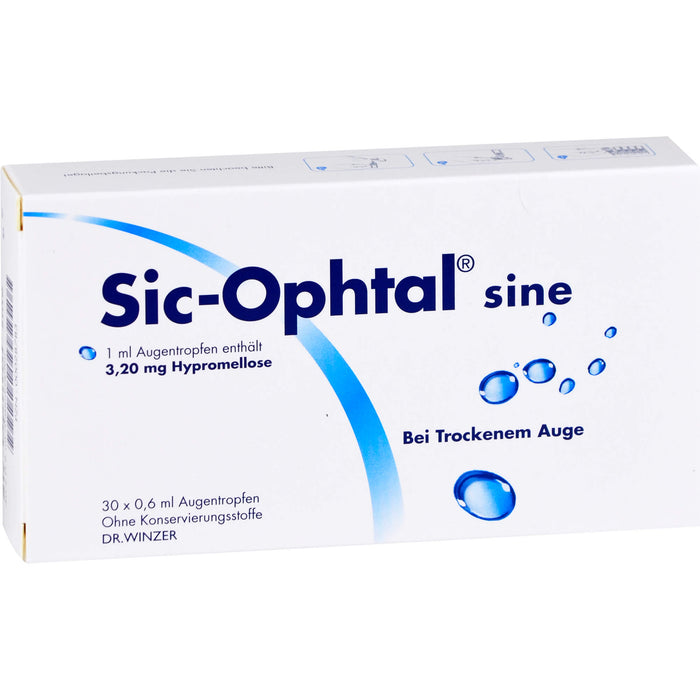 Sic-Ophtal sine, 30X0.6 ml ATR