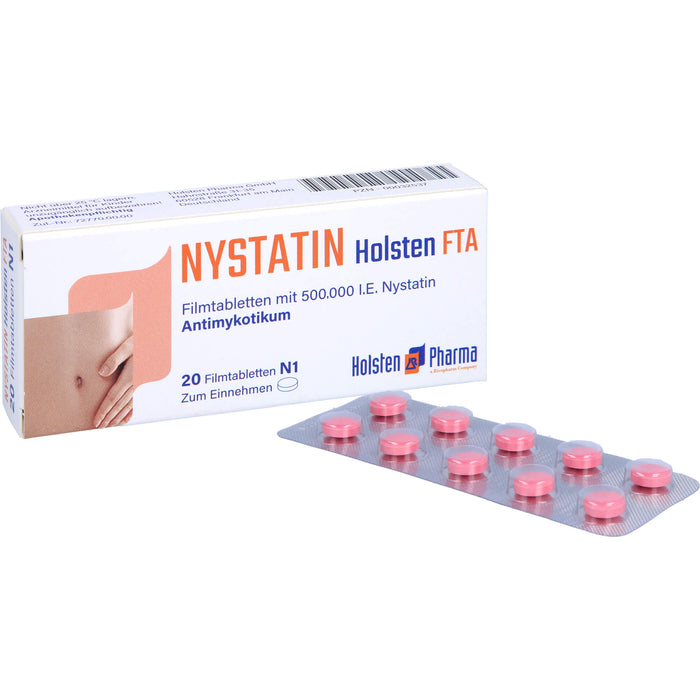 Nystatin Holsten Filmtabletten, 20 St. Tabletten