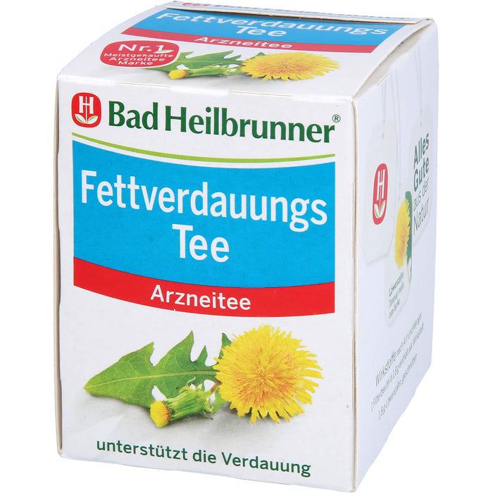 Bad Heilbrunner Fettverdauungstee, 8X1.8 g FBE