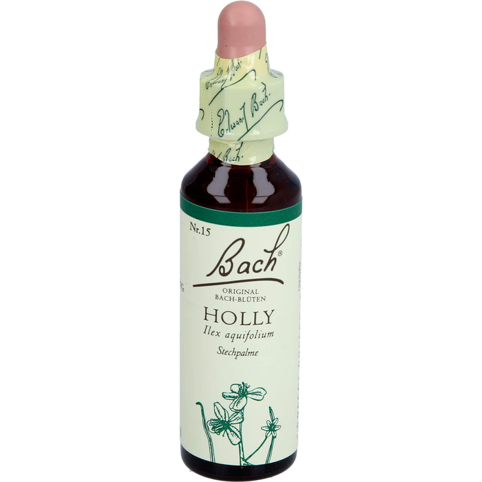 Bach Original Bach-Blüten Nr. 15 Holly Stechpalme Tropfen, 20 ml Lösung