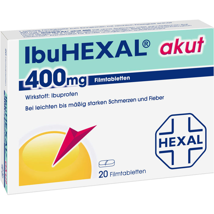 IbuHEXAL akut 400 mg, 20 pc Tablettes