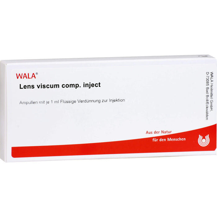 WALA Lens Viscum comp. flüssige Verdünnung, 10 pcs. Ampoules