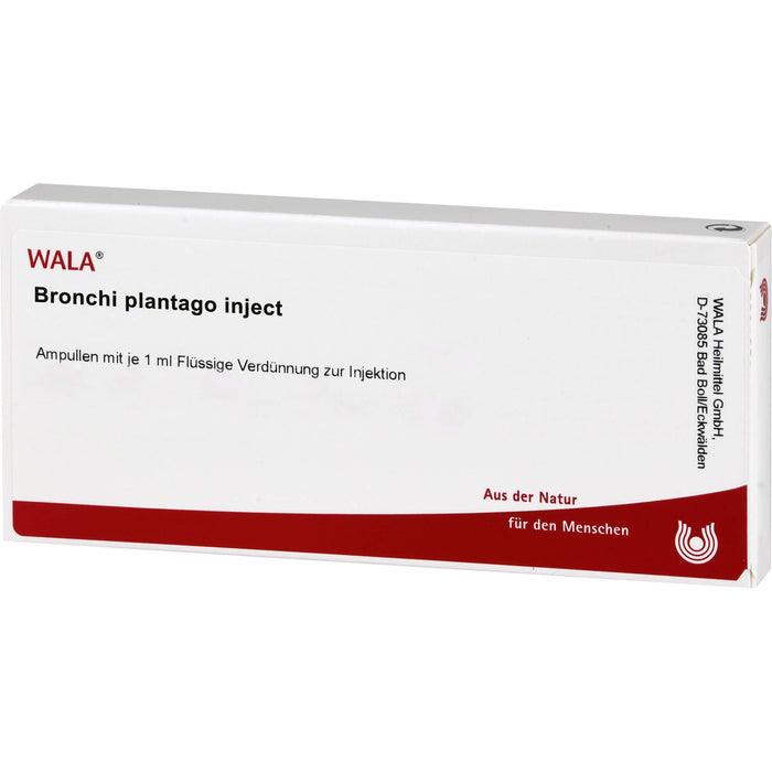 WALA Bronchi Plantago Inject Ampullen, 10 St. Ampullen