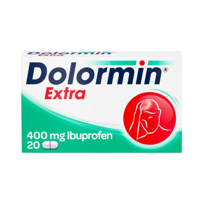 Dolormin extra Filmtabletten bei Schmerzen und Fieber, 20 pc Tablettes