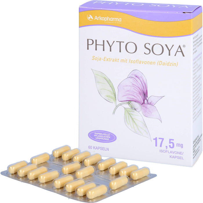 PHYTO SOYA Kapseln Soja-Extrakt mit Isoflavonen, 60 St. Kapseln