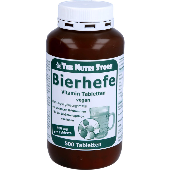 The Nutri Store Bierhefe Vitamin Tabletten, 500 pc Tablettes