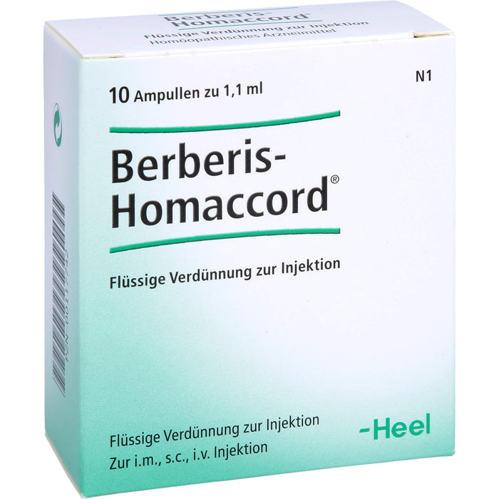 Berberis-Homaccord flüssige Verdünnung, 10 St. Ampullen