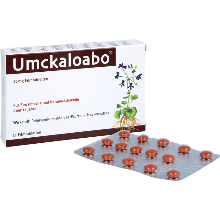 Umckaloabo 20 mg Filmtabletten, 15 St. Tabletten