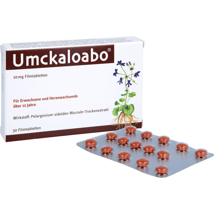 Umckaloabo 20 mg Filmtabletten, 30 pcs. Tablets