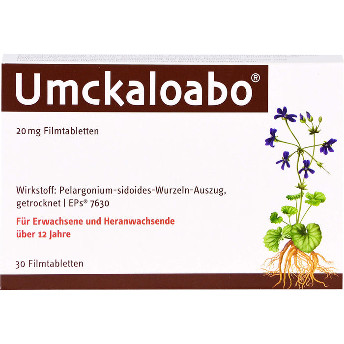 Umckaloabo 20 mg Filmtabletten, 30 pc Tablettes