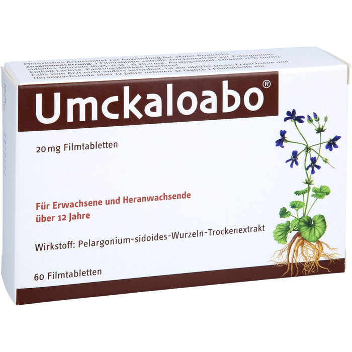 Umckaloabo 20 mg Filmtabletten, 60 pcs. Tablets