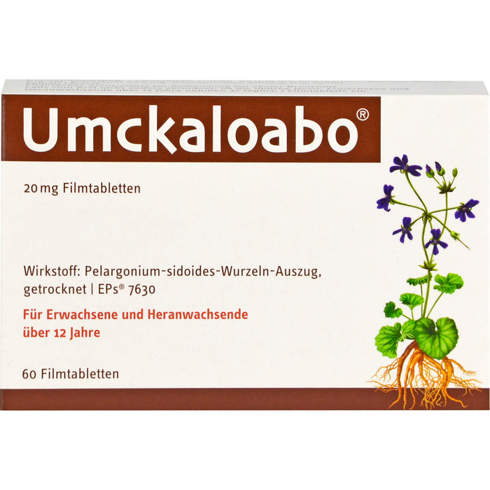 Umckaloabo 20 mg Filmtabletten, 60 pcs. Tablets