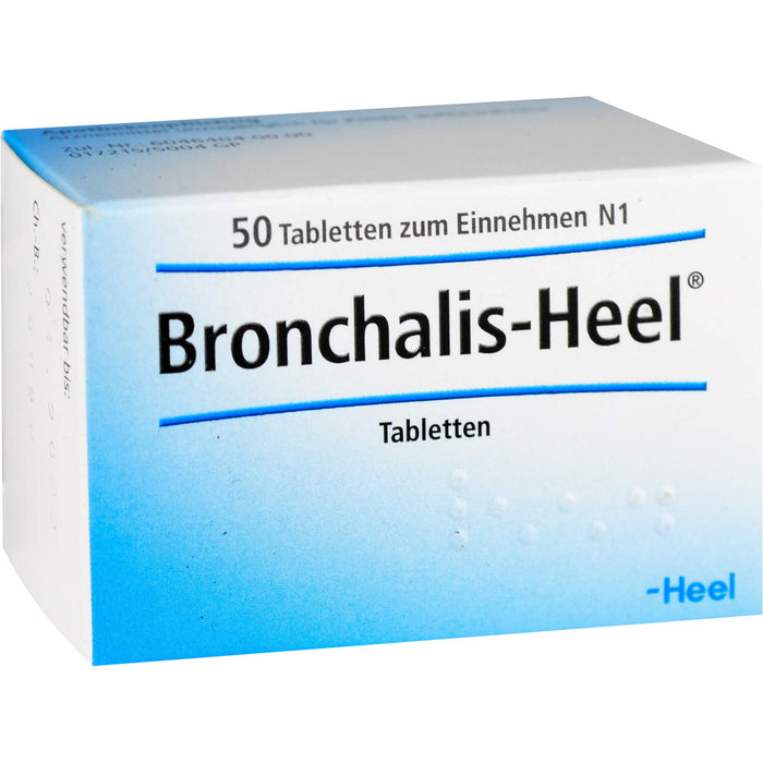 Bronchalis-Heel Tabletten bei Erkrankungen der Atemwege, 50 pc Tablettes