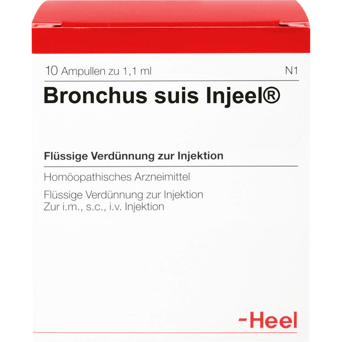 Bronchus suis-Injeel flüssige Verdünnung zur Injektion, 10 pc Ampoules