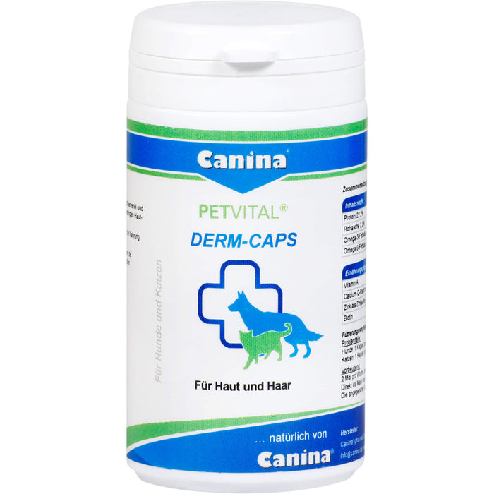 PETVITAL DERM-CAPS VET, 40 g Kapseln