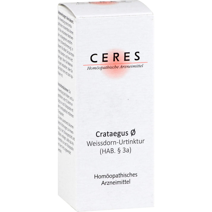 CERES Crataegus ø Urtinktur, 20 ml Lösung