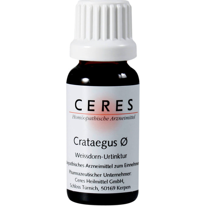 CERES Crataegus ø Urtinktur, 20 ml Lösung