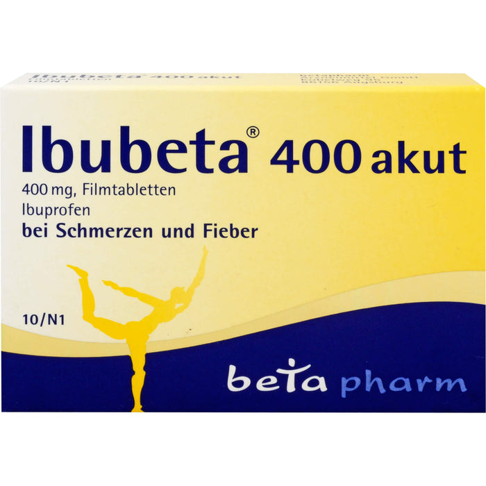 Ibubeta 400 akut Filmtabletten, 10 pcs. Tablets