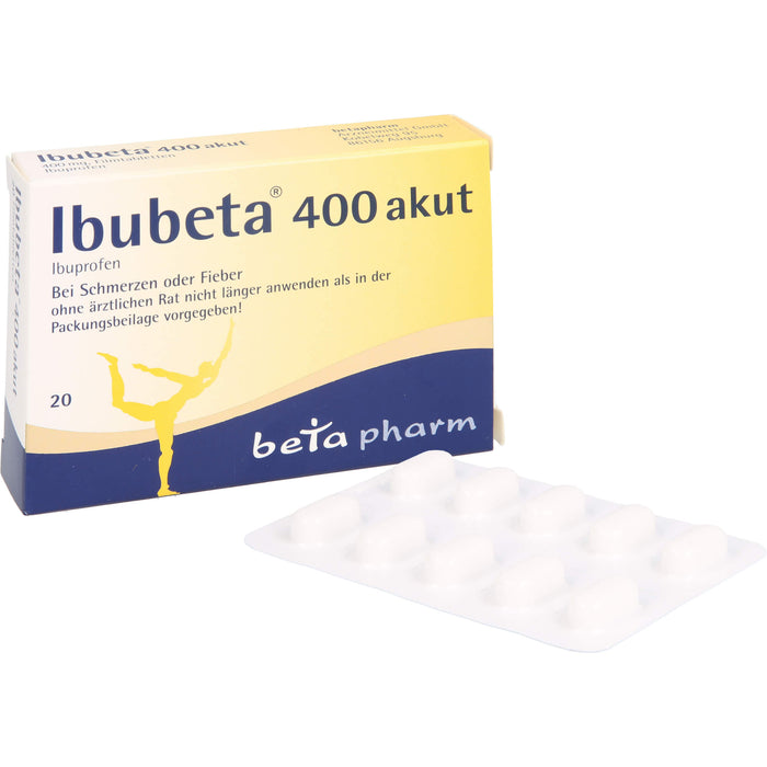 Ibubeta 400 akut Tabletten, 20 St. Tabletten