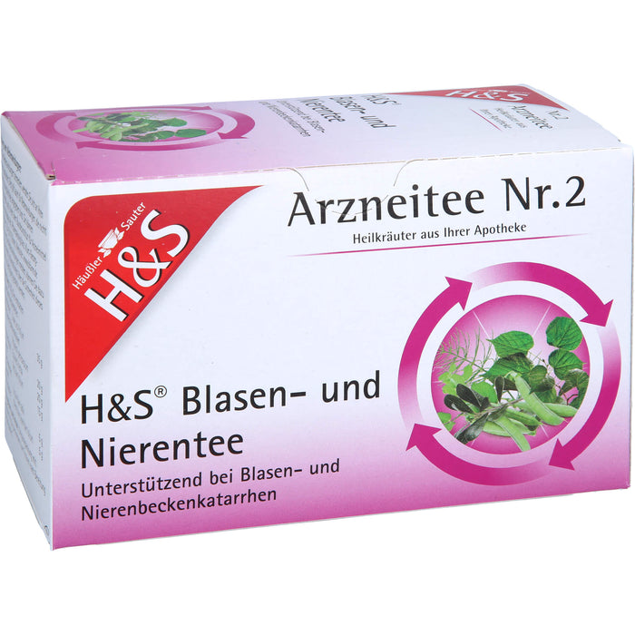 H&S Blasen- und Nierentee Arzneitee Nr. 2, 20 St. Filterbeutel