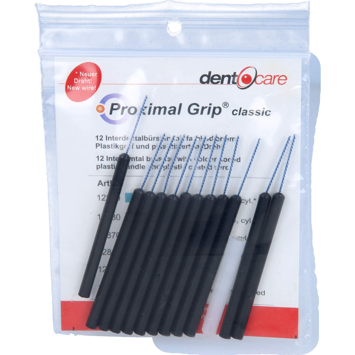 dent-o-care Proximal Grip classic xx-fein schwarz Interdentalbürsten 0,65 mm, 12 St. Interdentalbürsten