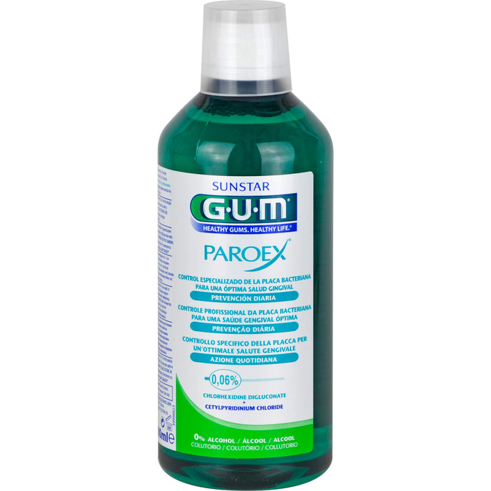 GUM Paroex 0,06% CHX Mundspülung, 500 ml Solution