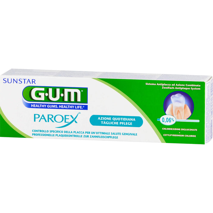 GUM Paroex 0,06% CHX Zahnpasta, 75 ml Toothpaste