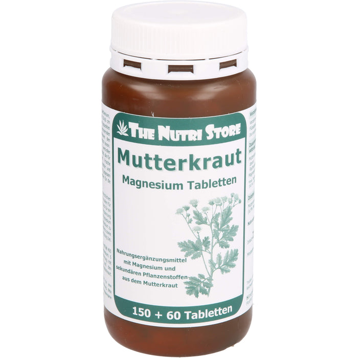 The Nutri Store Mutterkraut Magnesium Tabletten, 150 pc Tablettes