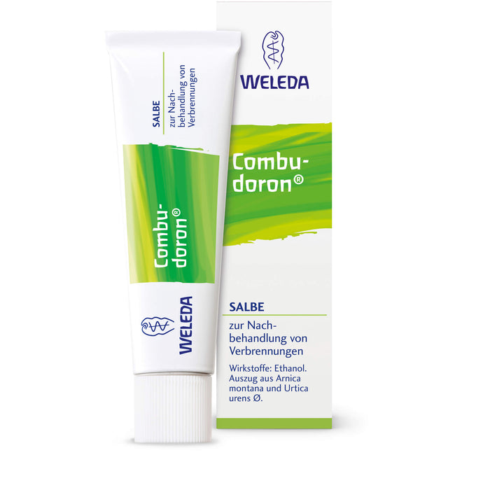 WELEDA Combudoron Salbe zur Nachbehandlung von Verbrennungen und Sonnenbrand, 25 g Onguent