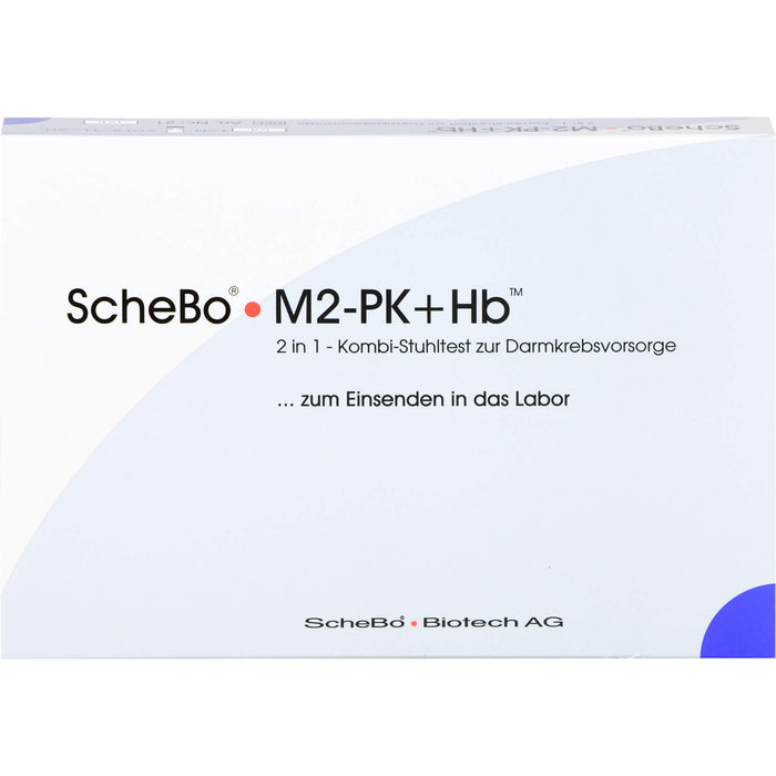 ScheBo M2-PK + Hb 2in1 Kombi-Darmkrebsvorsorge Stuhltest, 1 pc Test