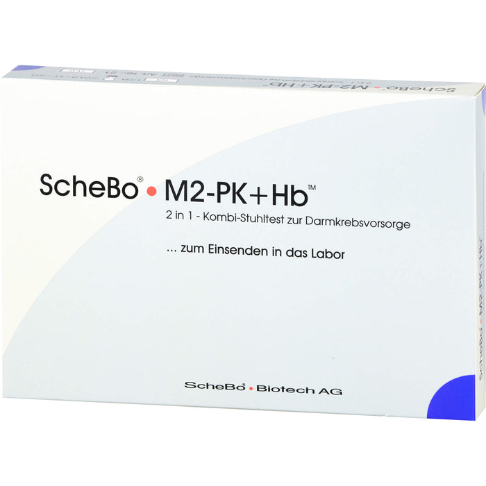 ScheBo M2-PK + Hb 2in1 Kombi-Darmkrebsvorsorge Stuhltest, 1 pc Test