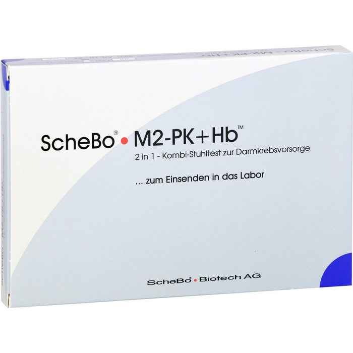 ScheBo M2-PK + Hb 2in1 Kombi-Darmkrebsvorsorge Stuhltest, 1 pc Test