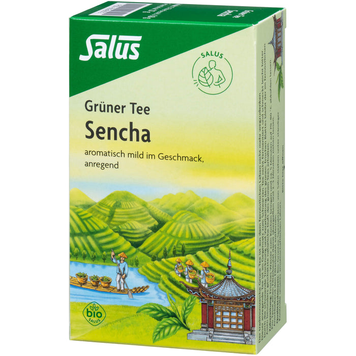 Salus Grüner Tee Sencha, 15 St. Filterbeutel