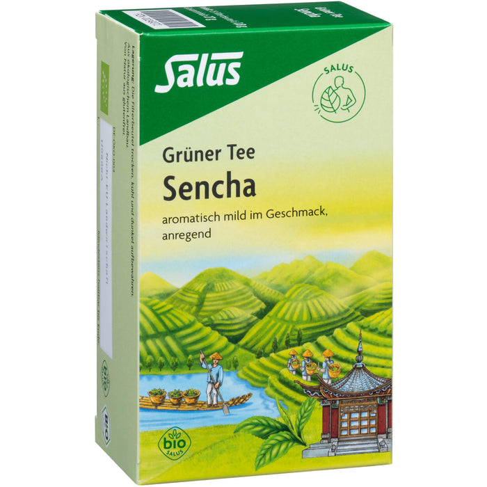 Salus Grüner Tee Sencha, 15 St. Filterbeutel