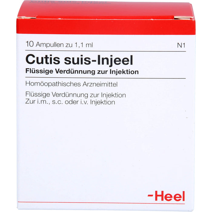 Cutis suis-Injeel Inj.-Lsg., 10 pc Ampoules