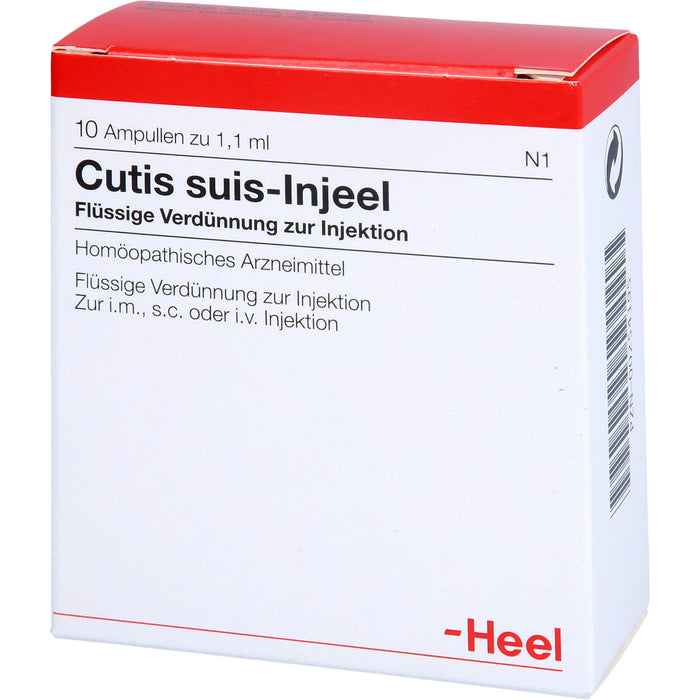 Cutis suis-Injeel Inj.-Lsg., 10 pc Ampoules