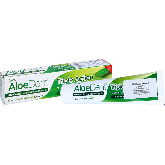 AloeDent Triple Action Zahnpasta, 100 ml Toothpaste