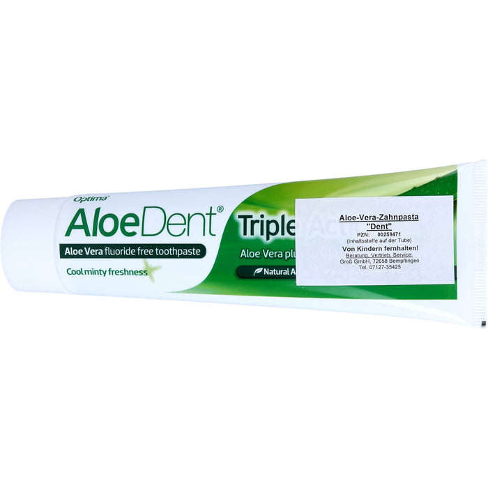 AloeDent Triple Action Zahnpasta, 100 ml Toothpaste