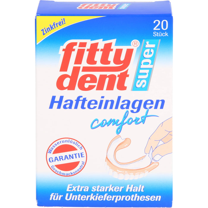 Fittydent Super Haftkleber Einlagen, 20 St