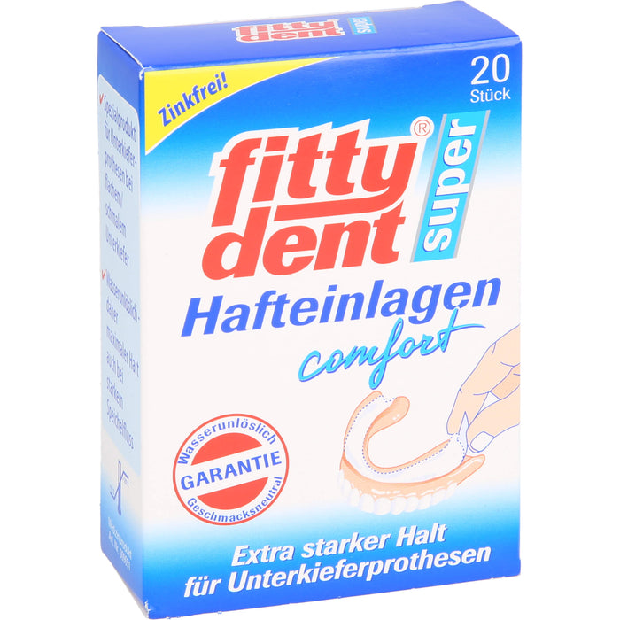 Fittydent Super Haftkleber Einlagen, 20 St