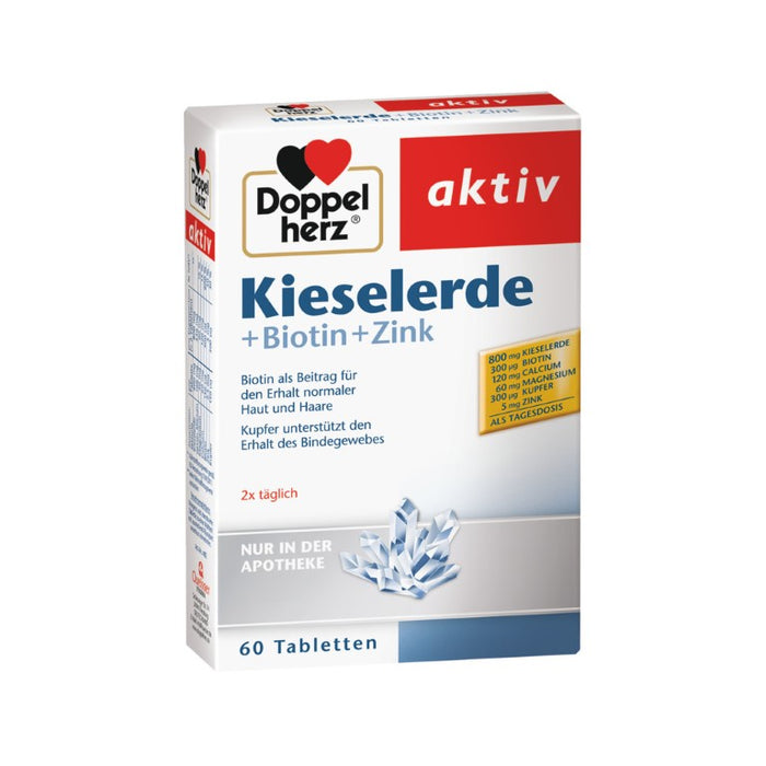 Doppelherz Kieselerde + Biotin, 60 pc Tablettes