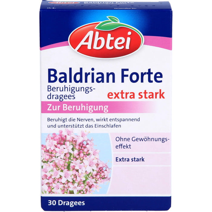 Abtei Baldrian Forte Beruhigungsdragees, 30 pcs. Tablets