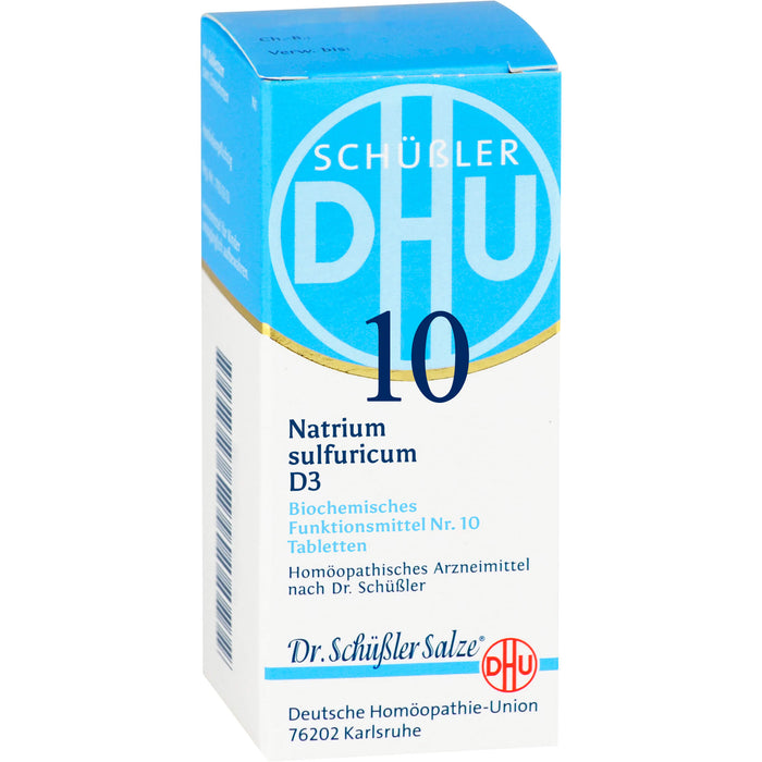 DHU Schüßler-Salz Nr. 10 Natrium sulfuricum D3 Tabletten, 80 St. Tabletten