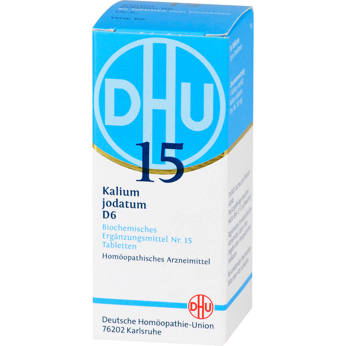 DHU Schüßler-Salz Nr. 15 Kalium jodatum D6 Tabletten, 80 pc Tablettes