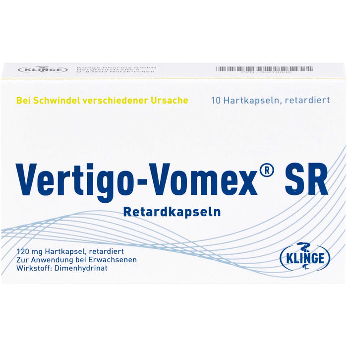 Vertigo-Vomex SR Retardkapseln, 10 St. Kapseln