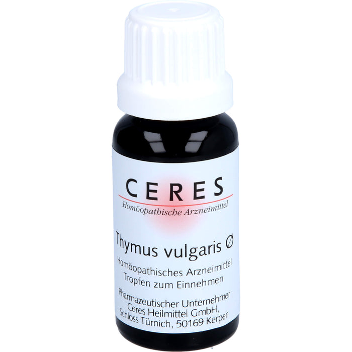 CERES Thymus vulgaris ø Urtinktur, 20 ml Lösung