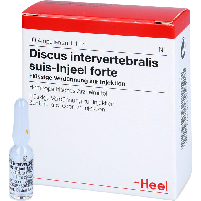 Discus intervertebralis suis-Injeel forte Ampullen, 10 pc Ampoules