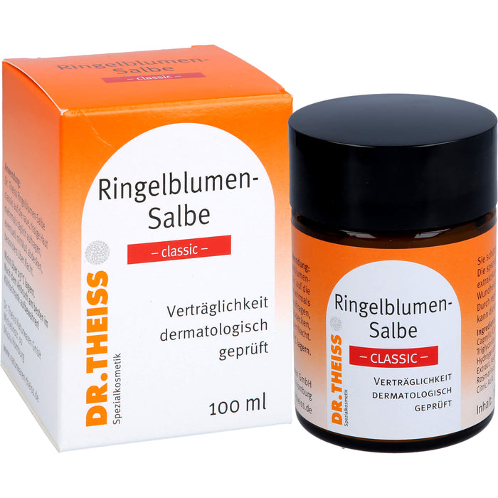 Dr. Theiss Ringelblumen-Salbe Classic schützt und pflegt die Haut, 100 ml Ointment