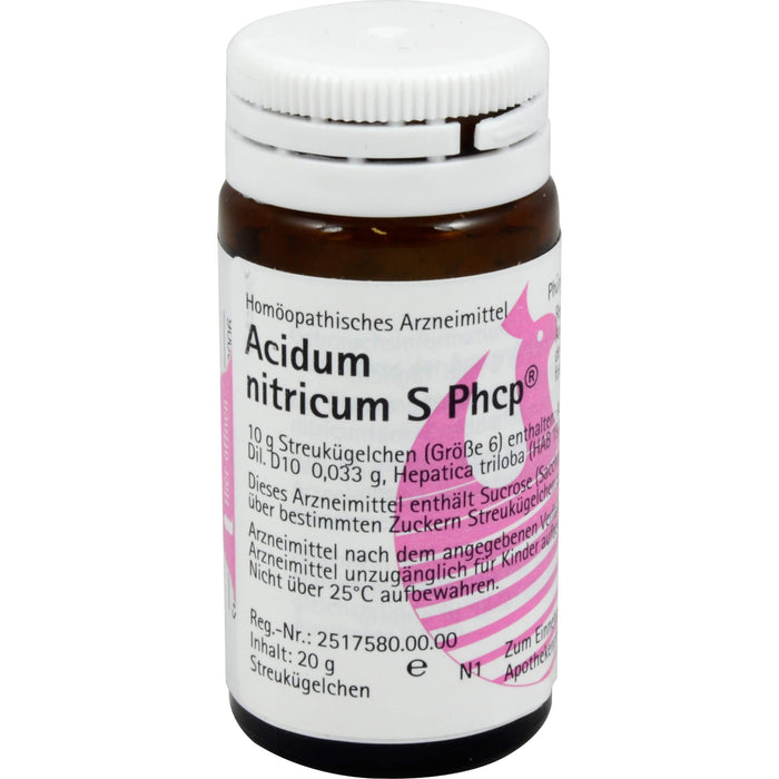 PHÖNIX Acidum nitricum S Phcp Globuli, 20 g Globules